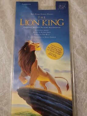 Disney Audio Cassette Tape - Lion King Original Soundtrack 60858 - Elton John